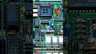 PLCC Chip Extractor Puller أداة #plcc #electronics #extraction tool #microcontroller #mp #pcb 4