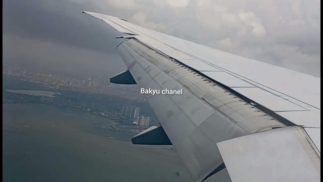 Detik detik sayap pesawat mengembang saat lending