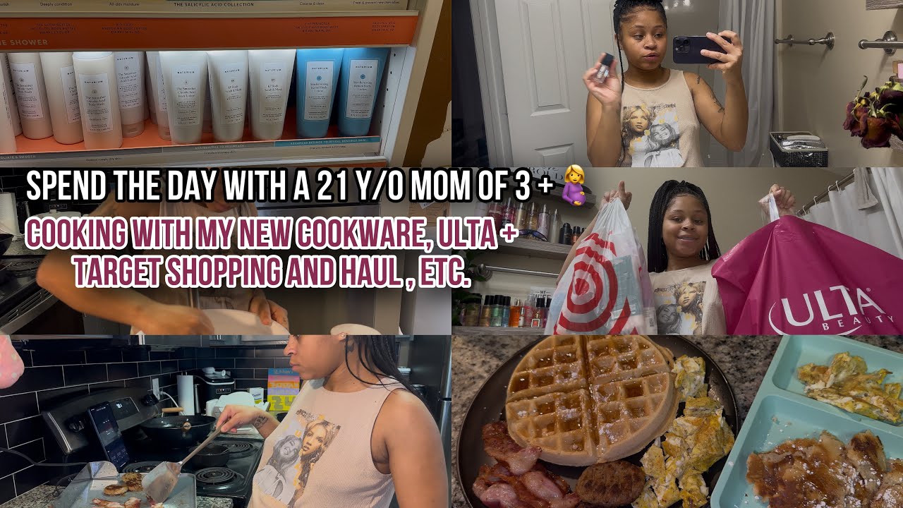 Cooking with my new cookware , Shop, & Unwind with Me!  Life as a Young Mom of 3 ❤️