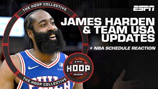 NBA Schedule Release reaction + James Harden \& Team USA updates | The Hoop Collective