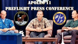 Manned Space History | Apollo 11 Crews' Final Press Conference | July 14 1969