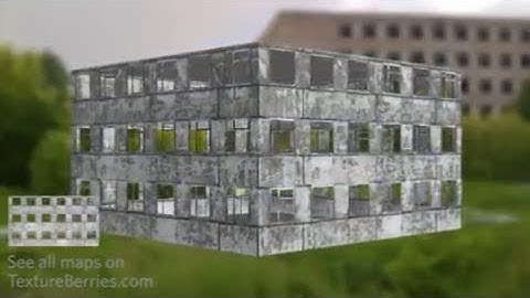 📸 Facade with broken windows - 05, TEXTURE for 3Ds Max, Unreal Engine, Unity (transparency)