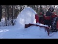 #102 Snowblower on Farm Tractor