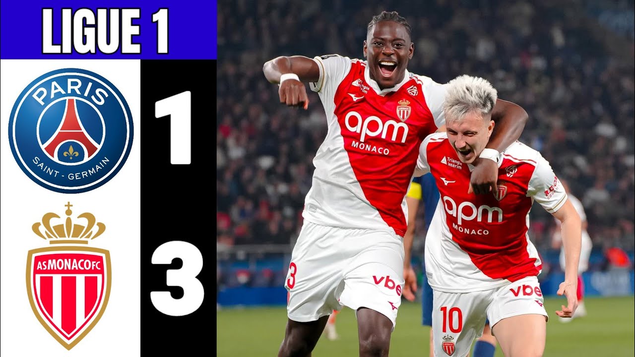 PSG - Monaco 1-3 | Le Résumé | Ligue 1 Mcdonald's 2025/26