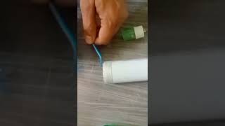 #testing of tube light flourescent tube starter choke