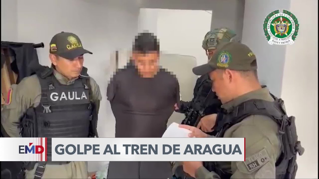 Detienen a cabecilla del Tren de Aragua en Colombia - YouTube