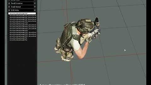 Arma3 Run Animation with Rifle