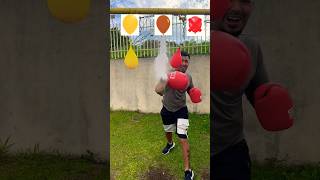 balloon boxing challenge 🎈🥊 #shorts