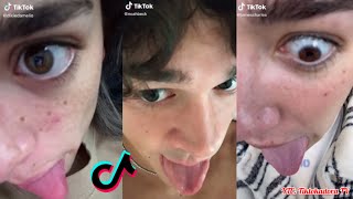 Cat Sound.. Tiktok Compilation.. Face Zoom Challenge.. Cute Faces.. Tongue Out.. Funny Videos.. Meow