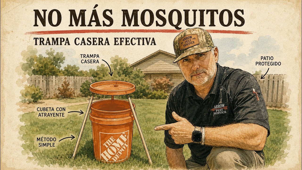 Elimina TODOS los mosquitos — ¡seguro para abejas y mascotas!