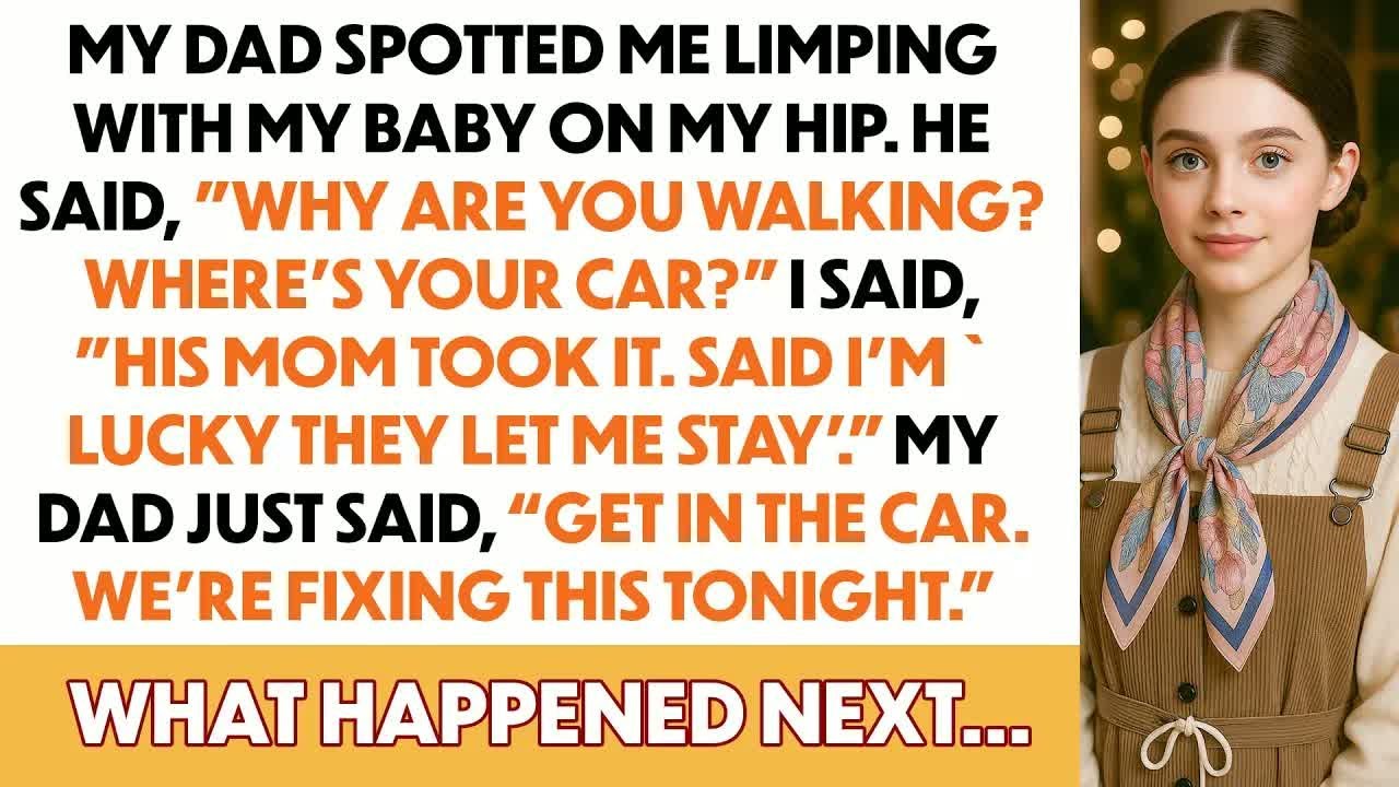 Dad Asked ＂Why Didn't You Drive？＂ — I Said My Husband's Mother Took My Car to 'Keep Me Controlled'