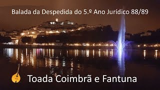 Video thumbnail of "♫💕Balada da Despedida do 5.º Ano Jurídico 88/89 - Toada Coimbrã💕♫ (Legendado – HD)"