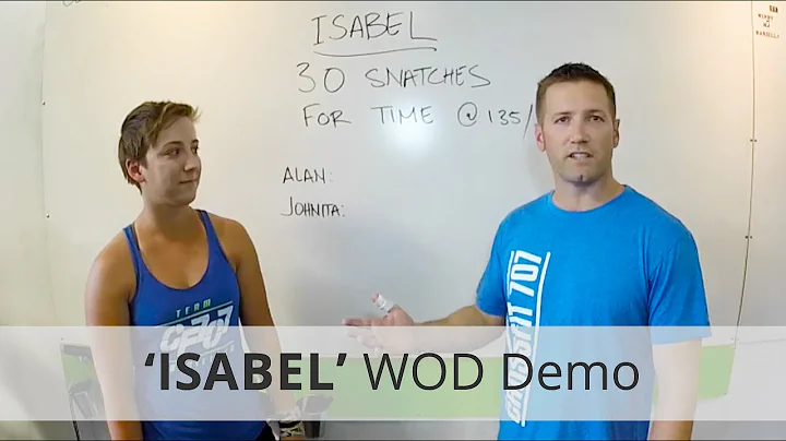 ISABEL CrossFit WOD Demo - Alan (3:01) & Johnita (...