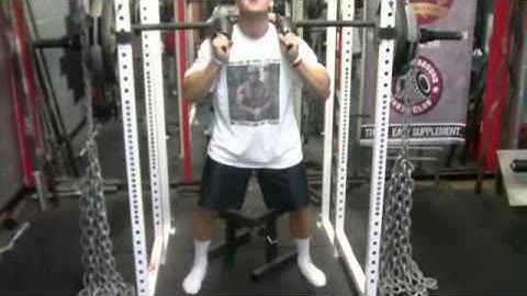 Dynamic Box Squats with Chains