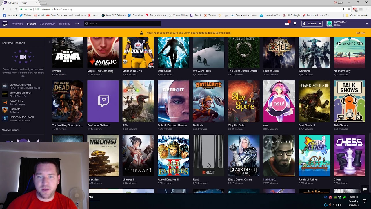 Visual Reference: How To Setup Twitch Account