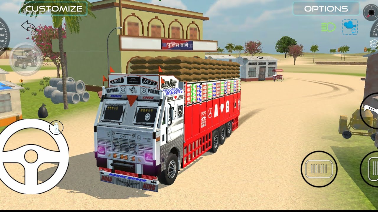 Bori truck go to village jcp loading