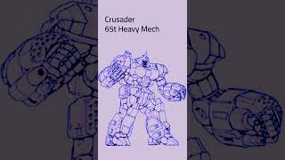 BattleTech: Crusader BattleMech (#mechwarrior #battletech #battletechlore #scifi)