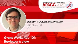 Grant Workshop 101: Reviewer's view | Joseph Tucker, MD, PhD, AM