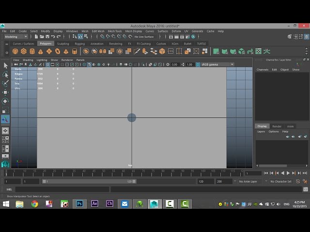 Maya 2016 tutorial : How to create a perfect hole without using