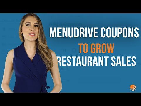 How to Use MenuDrive Coupons to Grow Restaurant Sales