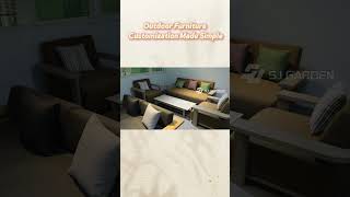 Outdoor Furniture Customization Made Simple #shorts #outdoorfurniture