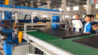 epdm insulation foam sheet production line testing