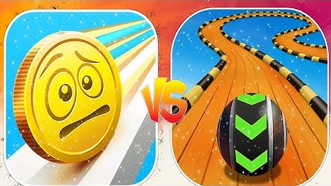 Coin rush vs Sky rolling ball ALL LEVEL GAMEPLAY ANDROID IOS walkthrough New level