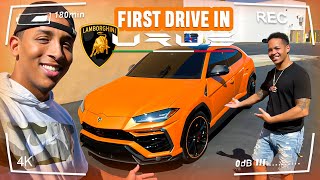 FIRST DRIVE EVER IN A LAMBORGHINI URUS FT. @TallGuyCarReviews *1 OF 1*