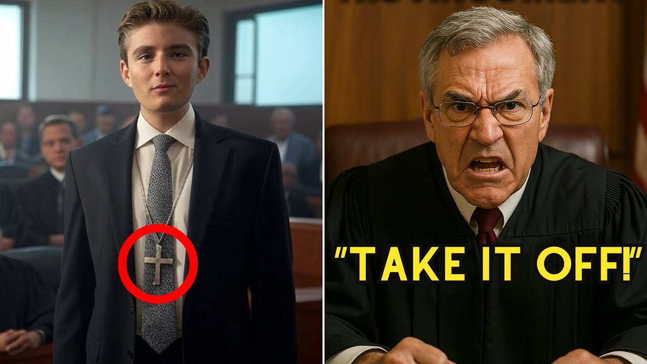 Barron Trump Walked In With a Cross. He Walked Out With a Victory