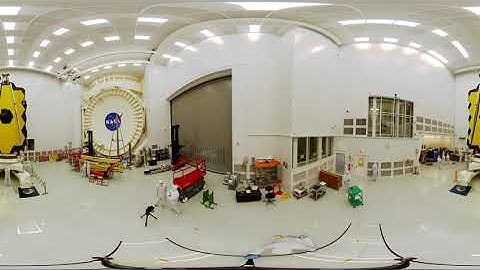 360 VR: Explore the James Webb Space Telescope at NASA Johnson in 360 [2 - rotate]