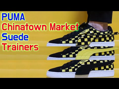 PUMA X CHINATOWN MARKET BLACK unboxing 