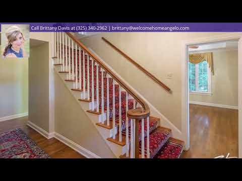 1311 Paseo De Vaca St, San Angelo, TX home video tour