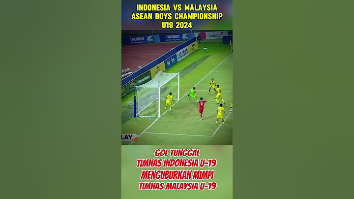 Gol Tunggal Timnas Indonesia U-19 Menguburkan Mimpi Timnas Malaysia U-19 #shorts #short #football