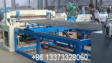fully automatic welded wire mesh panel machine for poultry breeding and construction building
