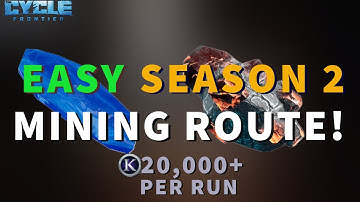 The Cycle: Frontier | Bright Sands Season 2 Mining Route! | EASY Money!