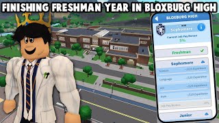 FINISHING FRESHMAN YEAR IN THE NEW BLOXBURG HIGH SCHOOL IN PUBLIC NEIGHBORHOODS