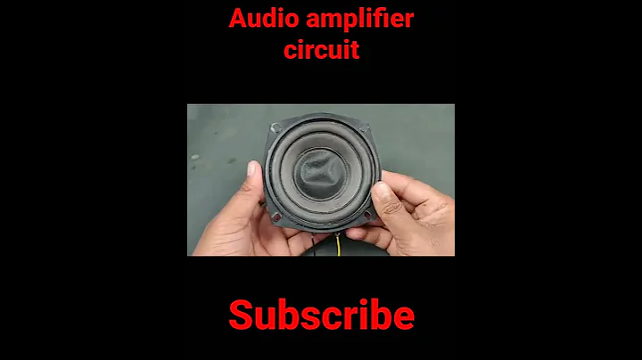 Simple audio amplifier circuit using bc 547 & 557 transistor #shorts #electronic #project #science