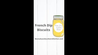 French Dip Biscuits | Quick dinner idea | Tailgating party food | YouTube Shorts