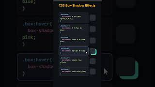 Full 6 Ways to Use box-shadow in CSS | #shorts Update