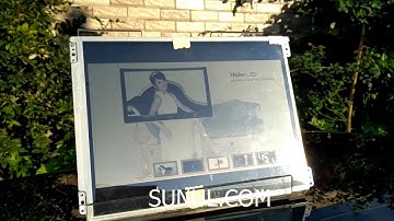 Transflective LCD technology for sunlight readable display