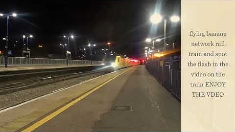FLYING BANANA NETWORK RAIL TRAIN 12/12/2018 december