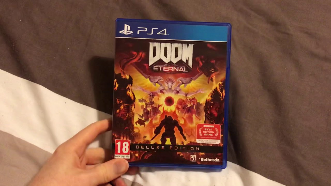 Doom Eternal Deluxe Edition PS4 + Steelbook Unboxing - YouTube