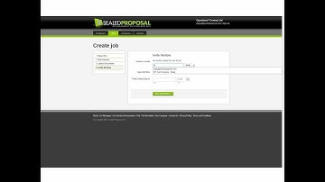 Request a Bid /Create a Request for Proposal (RFP)
