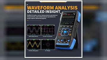 FNIRSI 2C23T 2C53T Upgrade 50MHz Handheld Digital Oscilloscope Multimeter Signal Generator 3 in 1 D