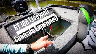 Ranger RT188 Livewell Controls EXPLAINED (Pump In/Pump Out/Recirc) || Aluminum Bass Boat Livewell