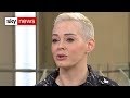 Rose McGowan speaks out on the 'fear' in Hollywood