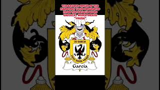 Garcia Surname - Quick Facts #surnames #history #garcia