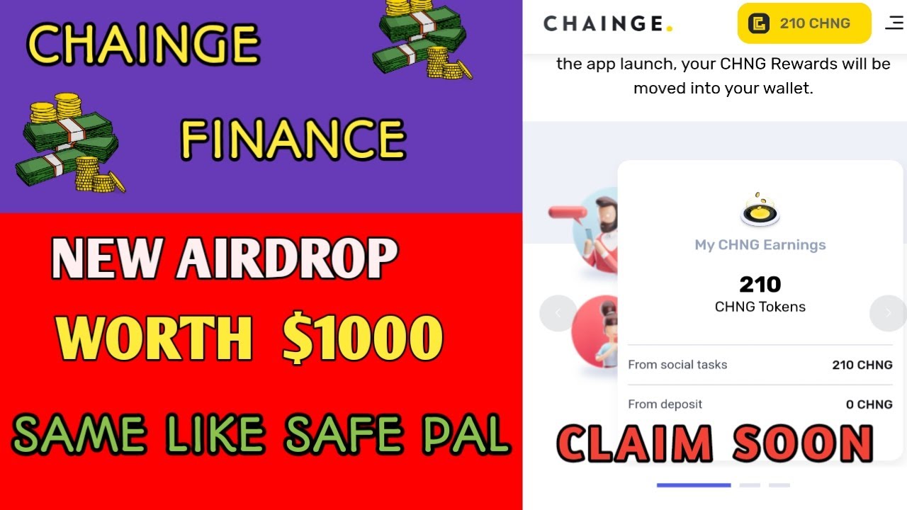 CHAINGE FINANCE 1000$ WORTH AIRDROP ] CLAIM NOW ] NEW AIRDROP 2021