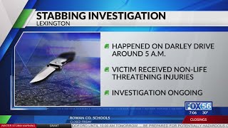 1 hurt in early morning Lexington stabbing, police say