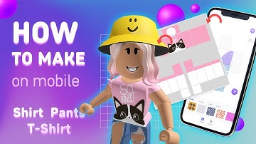 How to make a roblox shirt and pants on mobile in 2021 (iOS, IPhone and IPad)